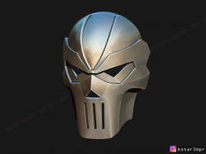 phantasm helmet - casey jones mask scale 11 for cosplay 3Dプリントモデル