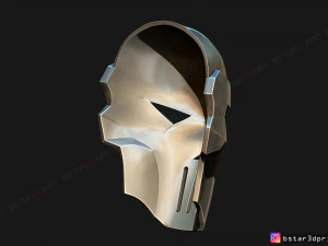 phantasm helmet - casey jones mask scale 11 for cosplay 3D Print Model
