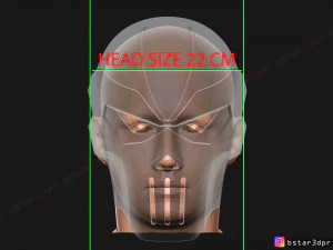 phantasm helmet - casey jones mask scale 11 for cosplay 3D Print Model