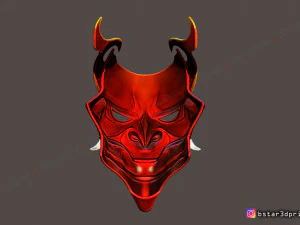 shan hai scrolls jhin mask - jhin god - league of legends 3d print model 3D Print Model