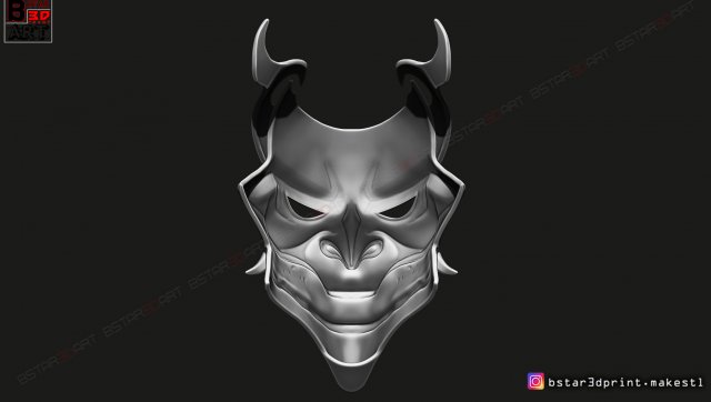 Jhin Mask - 3D model by On.Faces (@On.Faces) [02249bf]