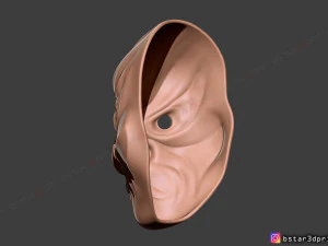 japanese bugaku mask - devil mask -halloween cosplay 3d print model 3D Print Model