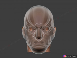 japanese bugaku mask - devil mask -halloween cosplay 3d print model Model do druku 3D