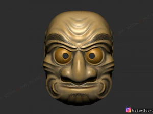 kumasaka mask - noh mask - japanese mask - halloween cosplay 3D Print Model