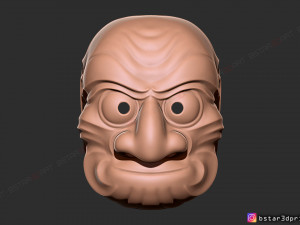 kumasaka mask - noh mask - japanese mask - halloween cosplay 3D 打印模型