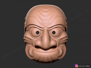 kumasaka mask - noh mask - japanese mask - halloween cosplay 3D Print Model