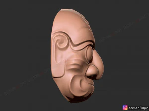 kumasaka mask - noh mask - japanese mask - halloween cosplay 3D Print Model