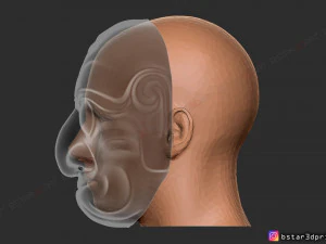 kumasaka mask - noh mask - japanese mask - halloween cosplay 3D Print Model