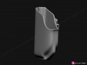 the holster for bond pullpup 3d print model 3D 打印模型