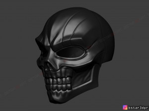 black mask - dc comics cosplay 3d print model Model do druku 3D