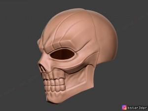 black mask - dc comics cosplay 3d print model Model do druku 3D