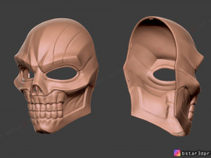 black mask - dc comics cosplay 3d print model Model do druku 3D