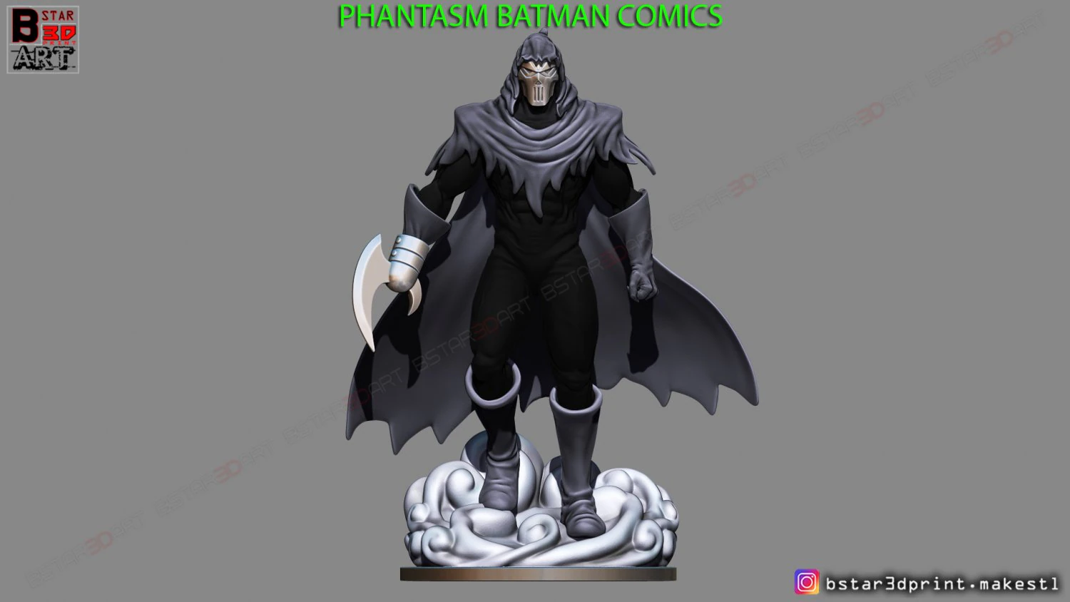 phantasm batman comics 3d print model 3D Print Model .c4d .max .obj .3ds .fbx .stl .blend 