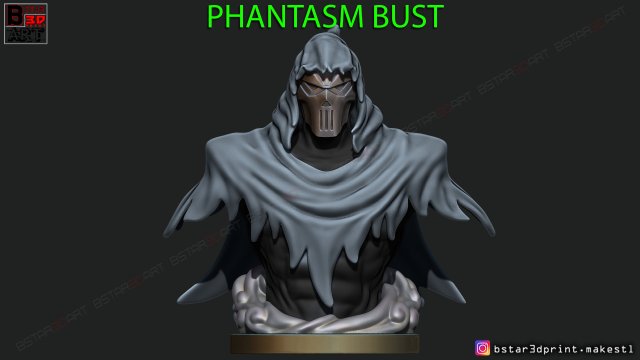 phantasm bust - phantasm batman dc comics 3D Print Model .c4d .max .obj .3ds .fbx .stl .blend 
