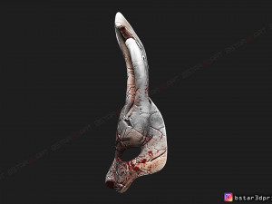 the huntress mask from dead by daylight - the rabbit mask for halloween cosplay Modelo de Impressão 3D