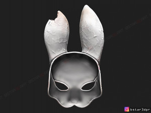 the huntress mask from dead by daylight - the rabbit mask for halloween cosplay Modelo de Impressão 3D