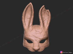 the huntress mask from dead by daylight - the rabbit mask for halloween cosplay Modelo de Impressão 3D