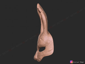 the huntress mask from dead by daylight - the rabbit mask for halloween cosplay Modelo de Impressão 3D