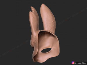 the huntress mask from dead by daylight - the rabbit mask for halloween cosplay Modelo de Impressão 3D