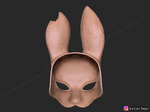 the huntress mask from dead by daylight - the rabbit mask for halloween cosplay Modelo de Impressão 3D