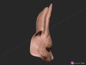 the huntress mask from dead by daylight - the rabbit mask for halloween cosplay Modelo de Impressão 3D