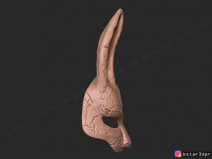 the huntress mask from dead by daylight - the rabbit mask for halloween cosplay Modelo de Impressão 3D