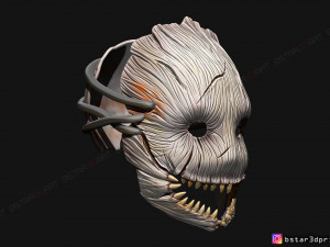 the trapper mask from dead by daylight - the horror mask 3d print model 3D 打印模型