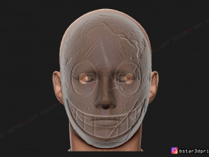 the legion frank mask - dead by daylight - the horror mask 3d print model Modelo de Impressão 3D