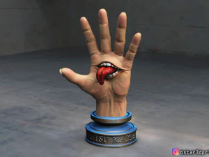 Ręka Yuji Itadori - usta Sukuna - jujutsu kaisen wystr&oacute;j cosplay Model wydruku 3D Model do druku 3D