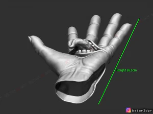Ręka Yuji Itadori - usta Sukuna - jujutsu kaisen wystr&oacute;j cosplay Model wydruku 3D Model do druku 3D
