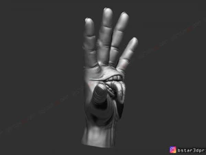 Ręka Yuji Itadori - usta Sukuna - jujutsu kaisen wystr&oacute;j cosplay Model wydruku 3D Model do druku 3D