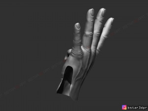 yuji itadori hand - sukuna mouth - jujutsu kaisen cosplay decor 3d print model 3D Принт Модель
