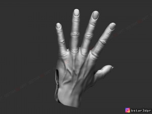 yuji itadori hand - sukuna mouth - jujutsu kaisen cosplay decor 3d print model 3D Принт Модель