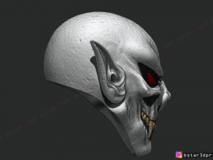 morbius mask - marvel comics - darcula halloween cosplay 3d print model Model do druku 3D