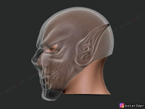 morbius mask - marvel comics - darcula halloween cosplay 3d print model Model do druku 3D
