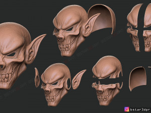 morbius mask - marvel comics - darcula halloween cosplay 3d print model Model do druku 3D