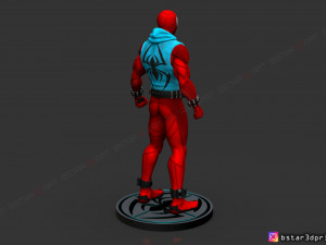 scarlet spider -spider man - marvel comics - high quality 3d print model 3D Принт Модель