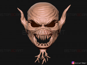 iron maiden mask - legacy of the beast cosplay 3d print model Modelo de Impressão 3D