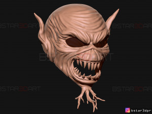 iron maiden mask - legacy of the beast cosplay 3d print model Modelo de Impressão 3D