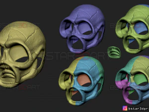 iowa sid wilson mask - slipknot mask - halloween cosplay 3d print model 3D Print Model