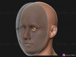 the legion julie mask - dead by daylight - the horror mask 3d print model Modelo de Impressão 3D