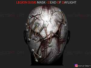 lejyon susie maskesi - g&uuml;n ışığında &ouml;l&uuml; - korku maskesi 3d baskı modeli 3D Baskı Modeli
