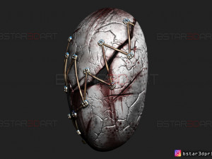 the legion susie mask - dead by daylight - the horror mask 3d print model Modelo de Impressão 3D