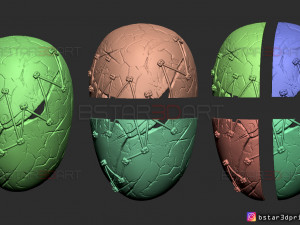 the legion susie mask - dead by daylight - the horror mask 3d print model Modelo de Impressão 3D
