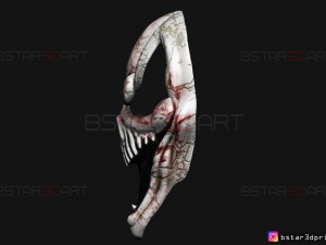 viper ghost face mask - dead by daylight - the horror mask 3d print model 3D 프린트 모델