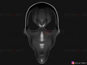 viper ghost face mask - dead by daylight - the horror mask 3d print model 3D 프린트 모델