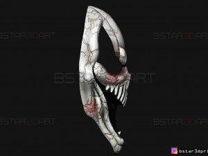 viper ghost face mask - dead by daylight - the horror mask 3d print model 3D 프린트 모델