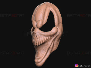 viper ghost face mask - dead by daylight - the horror mask 3d print model 3D 프린트 모델