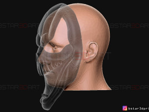 viper ghost face mask - dead by daylight - the horror mask 3d print model 3D 프린트 모델