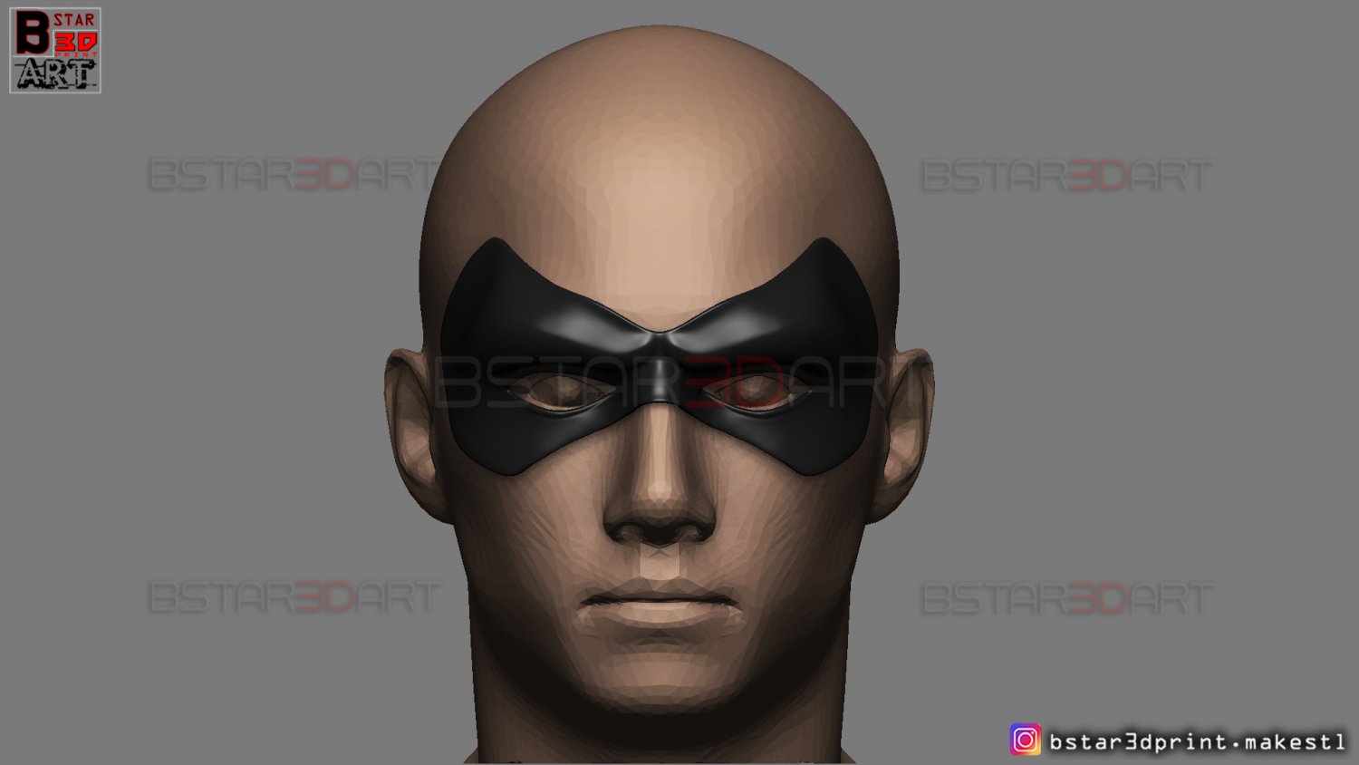 red hood mask damaged - titans season 3 - dc comics cosplay 3d print model  3D Print Model